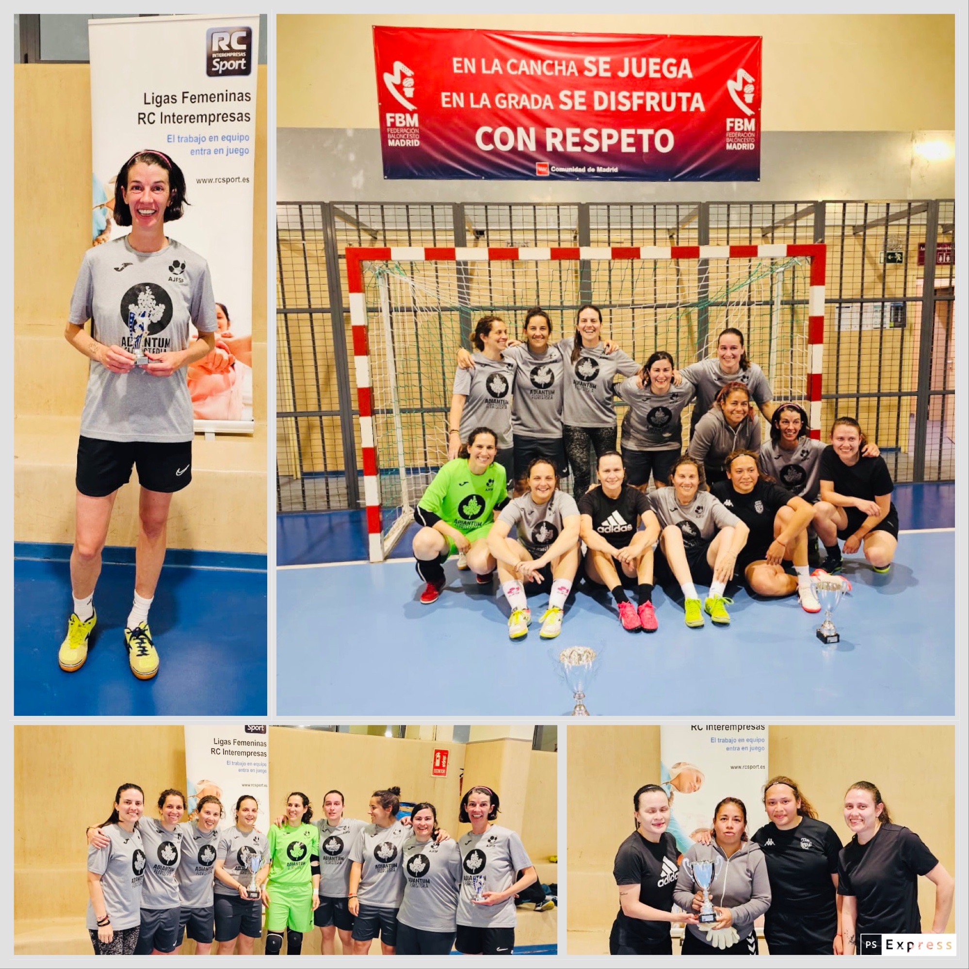  AJFS, campeonas de la 14ª edición de la Liga femenina de Fútbol Sala RC Inter-empresas 2022-23 