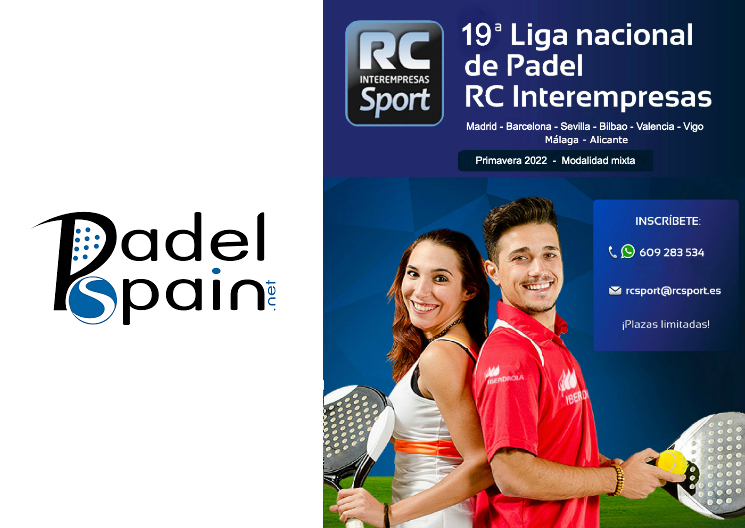 PadelSpain medio oficial de la Liga Nacional de Padel RC Interempresas 