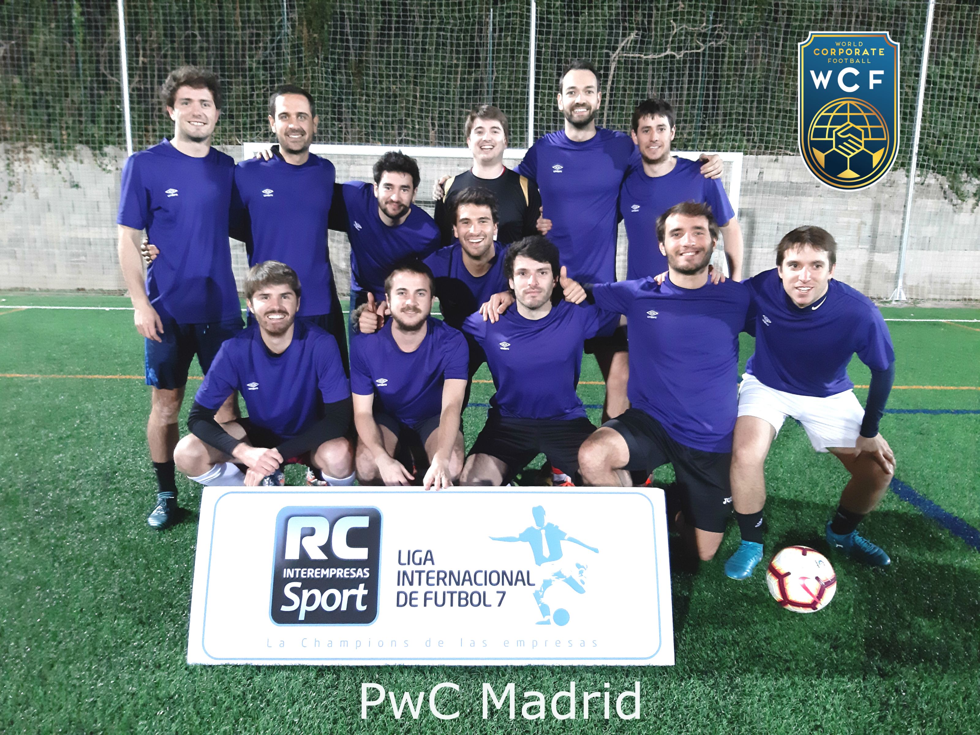 PwC Madrid designado como mejor equipo del mundo de futbol corporativo 